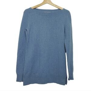 Ann Taylor LOFT | Wool Blend Wide Neck Soft Comfy Sweater